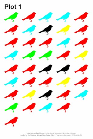 An example of the plot data for avian counts found in the biodiversity exercise.